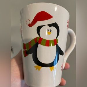 Penguin holiday mug